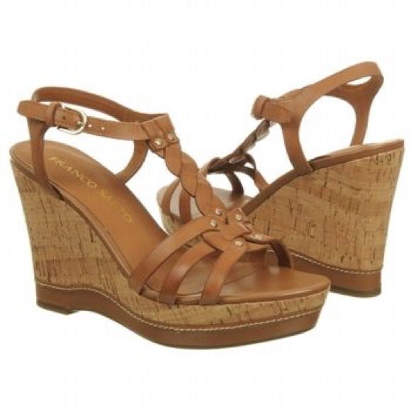 Franco Sarto Shoes - Franco Sarto Cork Leather Wedges